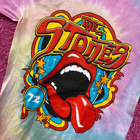 The Rolling Stones 72 Pastel Rock Tshirt size Small - Picture 4 of 4